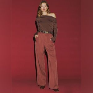 Reformation Mason Pants in Oxide Petite